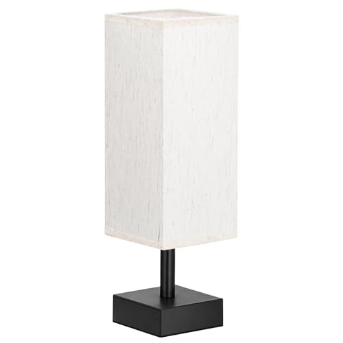 Small Table Lamp for Bedroom - Bedside Lamps for Nightstand, Minimalist Night Stand Light Lamp