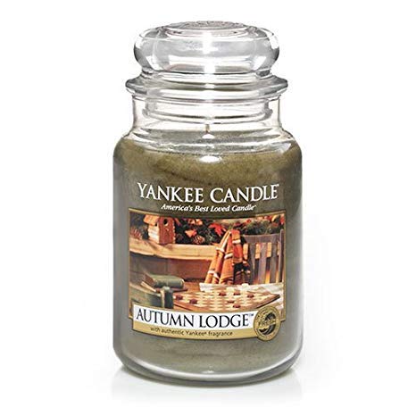 Autumn Lodge Large Jar Candle,Fresh Scent