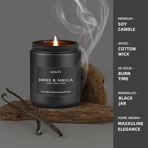 Scented Candles Set | Men Candle Se Gifts for Men - 4 Pack Men Candle Gifts Soy Candles