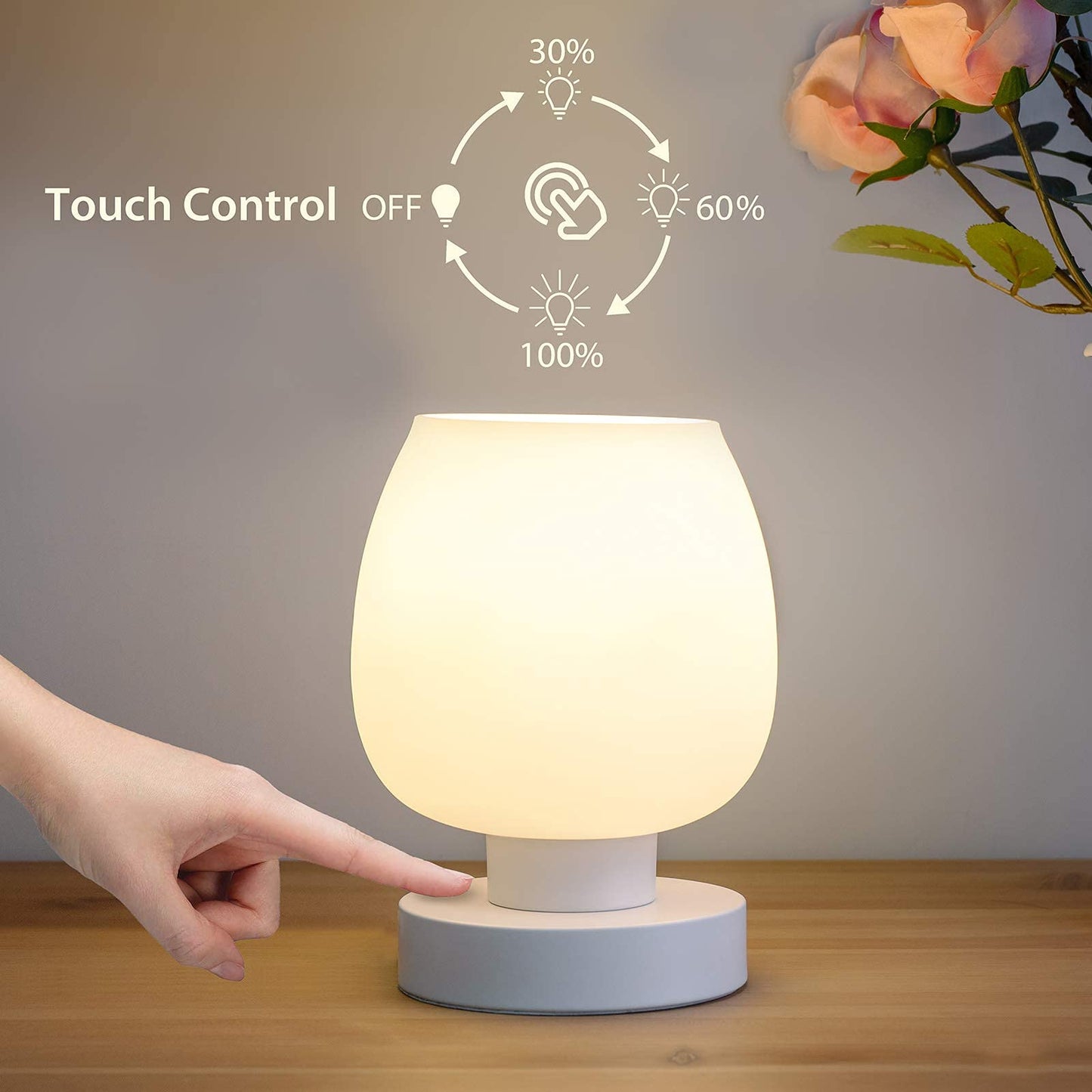 Modern Small Lamp for Bedroom Living Room Simple Design Mother's Day Gifts