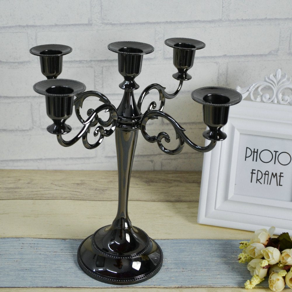 Metal Candelabra Candlestick Holders 10.24 inch Tall Candle Holder Wedding Event Candle Stand